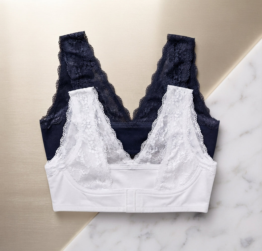 Silhouette Grace Posture-Correcting Front-Closure Lace Bust Support